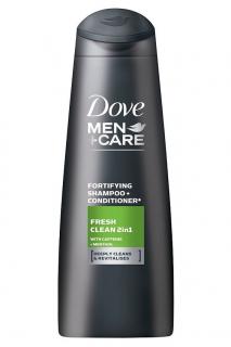 Dove Men+Care šampon 250 ml Fresh Clean 2v1 s kofeinem