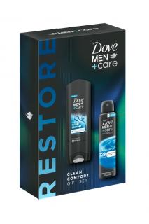 Dove Men dárková kazeta Restore (sprchový gel 250ml + deospray 150ml)