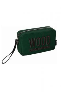 Dsquared2 kosmetická taška Green Wood