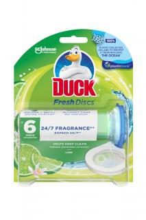 Duck WC čistič Fresh Discs 36 ml Limetka