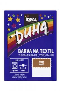 Duha barva na textil 15 g Hnědá