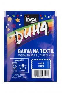 Duha barva na textil 15 g Modrá