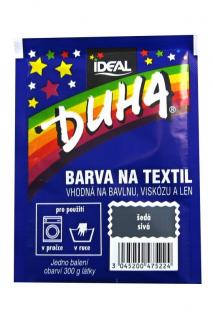 Duha barva na textil 15 g Šedá