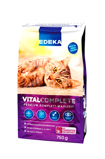 Edeka kompletní krmivo pro dospělé kočky Premium s drůbežím masem 750 g (Dovoz: Německo)