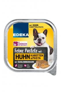 Edeka paštika pro psy 300 g s kuřecím masem, mrkví a těstovinami (Dovoz: Německo)