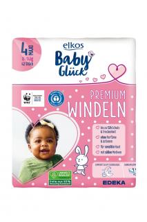 Elkos Baby plenky Premium 4 Maxi (8-14 kg) 42 ks (Dovoz: Německo)