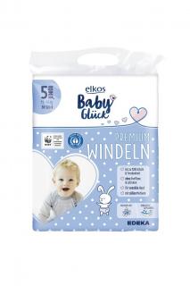 Elkos Baby plenky Premium 5 Junior (11-16 kg) 36 ks (Dovoz: Německo)