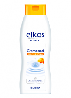Elkos Body koupelová pěna 1000 ml Mléko &amp; Med