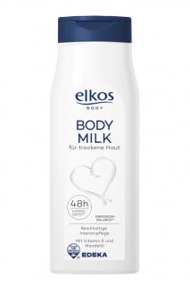Elkos Body Milk tělové mléko pro suchou pokožku 500 ml (Dovoz: Německo)