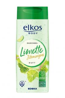 Elkos Body sprchový gel 300 ml Limetka &amp; Citronová tráva