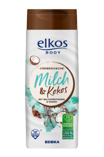 Elkos Body sprchový gel 300 ml Mléko &amp; Kokos