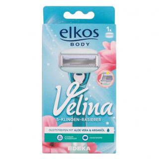 Elkos Body Velina 5-břitý holicí strojek + 1 hlavice (Dovoz: Německo)