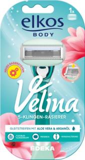 Elkos Body Velina 5-břitý holicí strojek + 1 hlavice (Německo)