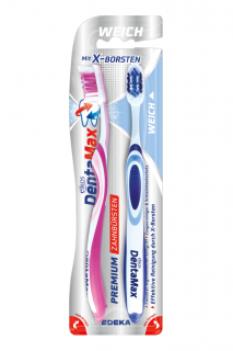 Elkos DentaMax zubní kartáček Premium měkký 2 ks (Dovoz: Německo)
