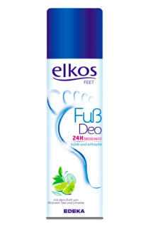 Elkos Feet antiperspirant spray na nohy 200 ml (Dovoz: Německo)