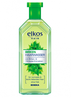 Elkos Hair březová voda na vlasy 500 ml (Dovoz: Německo)