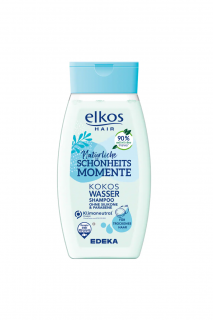 Elkos Hair šampon na suché vlasy 250 ml s kokosovou vodou (Dovoz: Německo)
