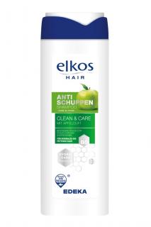 Elkos Hair šampon proti lupům 300 ml Anti-schuppen Clean &amp; Care