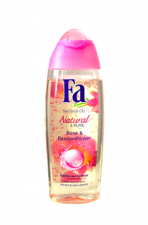 Fa sprchový gel 300 ml Natural Rose &amp; Passionflower