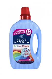 Felce Azzurra gel 32 pracích dávek Active Color 1,595 l (Dovoz: Itálie)