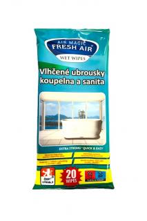 Fresh Air čistící ubrousky koupelna a sanita 20 ks