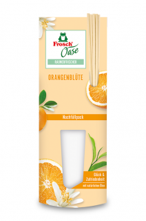 Frosch Oase náplň do osvěžovače vzduchu 90 ml + vonné tyčinky vůně pomeranč (Dovoz: Německo)