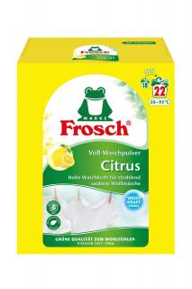 Frosch prací prášek 22 dávek Citrus na bílé prádlo 1,45 kg (Dovoz: Německo)