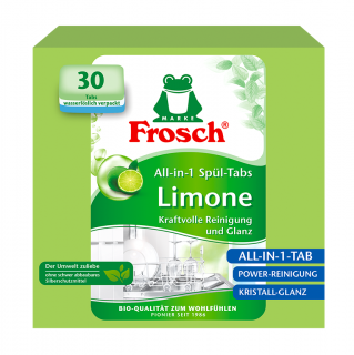 Frosch tablety do myčky 30 ks Limonen All in 1 (Dovoz: Německo)