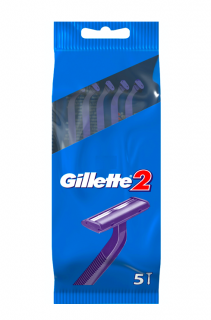 Gillette jednorázové holicí strojky Gilette2 5 ks