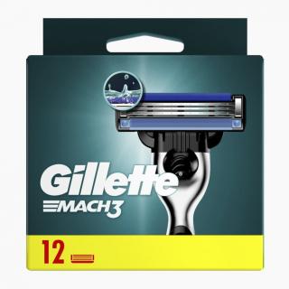 Gillette náhradní hlavice Mach3 12 ks