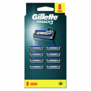 Gillette náhradní hlavice Mach3 8 ks