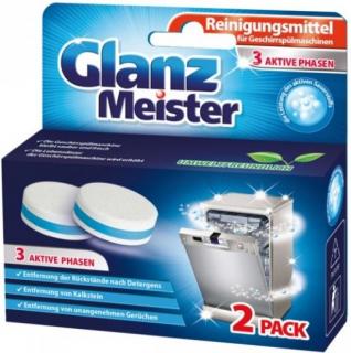 Glanz Meister čistič myčky tablety 2 ks  (Dovoz: Německo)