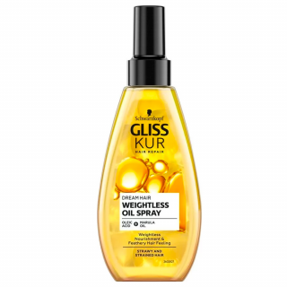 Gliss Kur beztížný olej na vlasy ve spreji 150 ml Weightless (Dovoz: Německo)