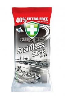 Green Shield čistící ubrousky na povrchy z nerezové oceli 70 ks Stainless Steel