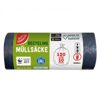 Gut &amp; Günstig pytle na odpadky 120 l 10 ks (Dovoz: Německo)