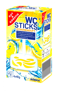 Gut &amp; Günstig WC závěs 4 ks Lemon (Dovoz: Německo)