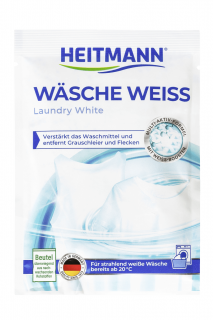 Heitmann prášek 50 g Laundry White pro praní a bělení prádla