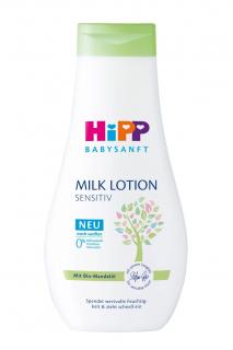 HiPP BabySanft tělové mléko 350 ml Sensitiv (Dovoz: Německo)
