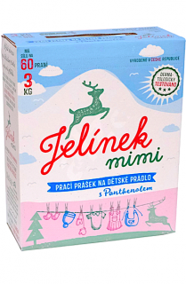 Jelínek mimi prací prášek 60 dávek s Panthenolem 3 kg