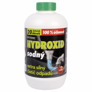 Kittfort hydroxid sodný čistič odpadu a potrubí 1 kg
