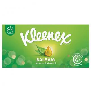 Kleenex papírové kapesníky BOX 64 ks 3-vrstvé Balsam