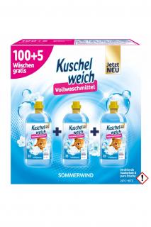 Kuschelweich prací gel 105 (3x35) dávek Sommerwind 3x1,925 l (Dovoz: Německo)