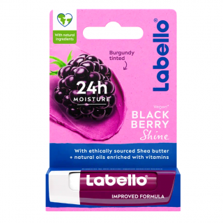 Labello balzám na rty 4,8 g Black Berry Shine