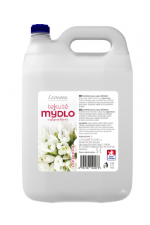 Lavonea tekuté mýdlo náhradní náplň 5 l Sněženka