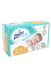 Linteo Baby plenky 2 Mini Premium (3-6 kg) 34 ks (EXP 04/24)