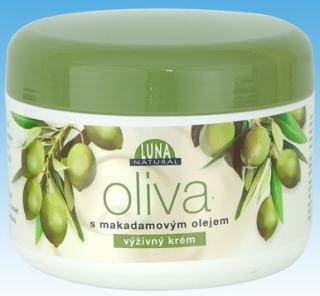 Luna Natural tělový krém 300 ml Oliva s makadamovým olejem