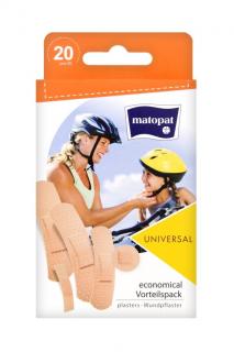 Matopat náplast s polštářkem 20 ks Universal