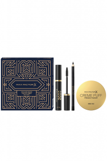 Max Factor dárková kazeta (řasenka 9 ml + tužka 3,5 g + pudr 14 g)