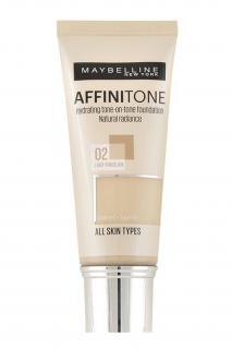 Maybelline Affinitone Make-up 30 ml Light Porcelain 02