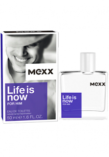 Mexx EDT 50 ml Life is Now for him  (Pánská vůně)